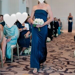 Navy Lulu’s Strapless Dress